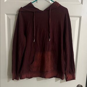 Doe & Rae Deep Red Hoodie